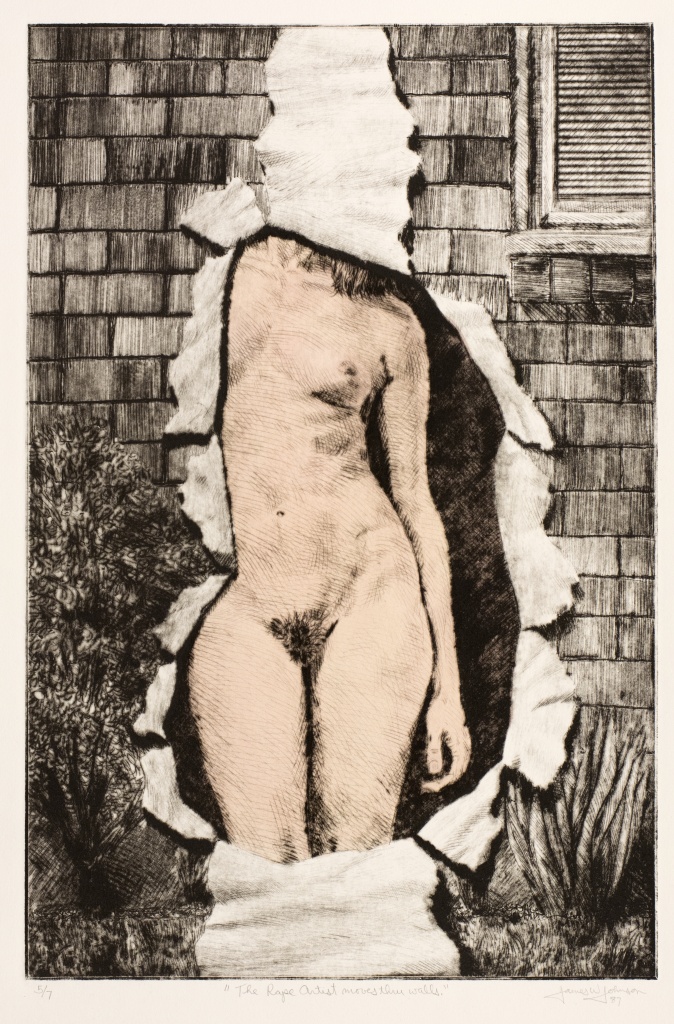 The Rape Artist moves thru walls